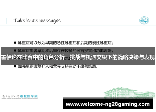 霍伊伦在比赛中的角色分析：挑战与机遇交织下的战略决策与表现