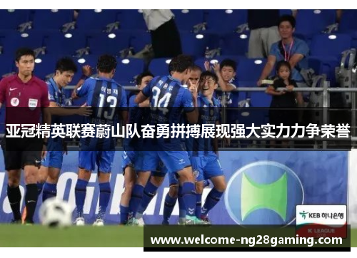 亚冠精英联赛蔚山队奋勇拼搏展现强大实力力争荣誉